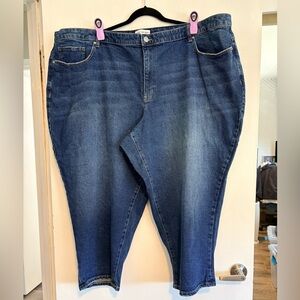 Lane Bryant Mid-Rise Boyfriend Capri Jeans - size 30/32